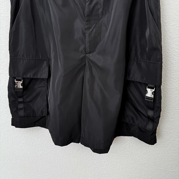 [Anthropologie] Black Elastic Waist Relaxed Fit Slouchy Cargo Shorts NWT Size XL - Picture 8 of 11